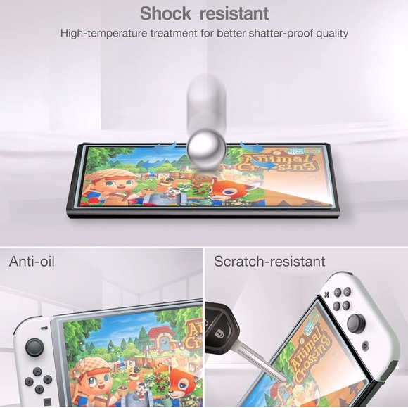 Nintendo switch OLED - Screen protectors - Picture 5 of 6